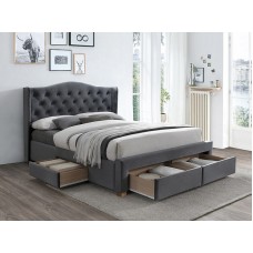 Gulta ar veļaskasti ASPEN II 160 Velvet